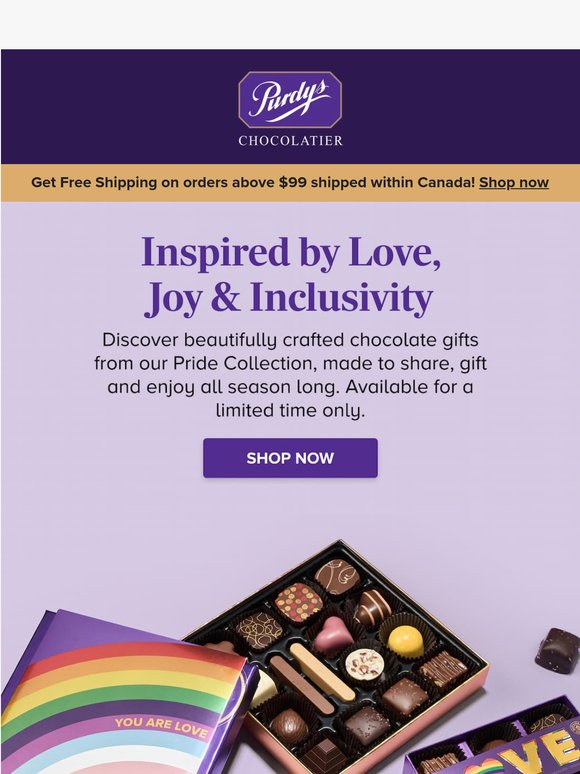 Celebrate every kind of love with our Pride Collection.