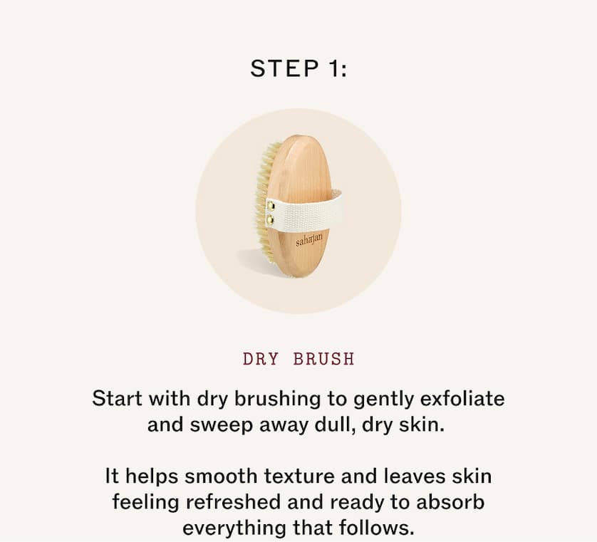 Step 1: Dry Brush