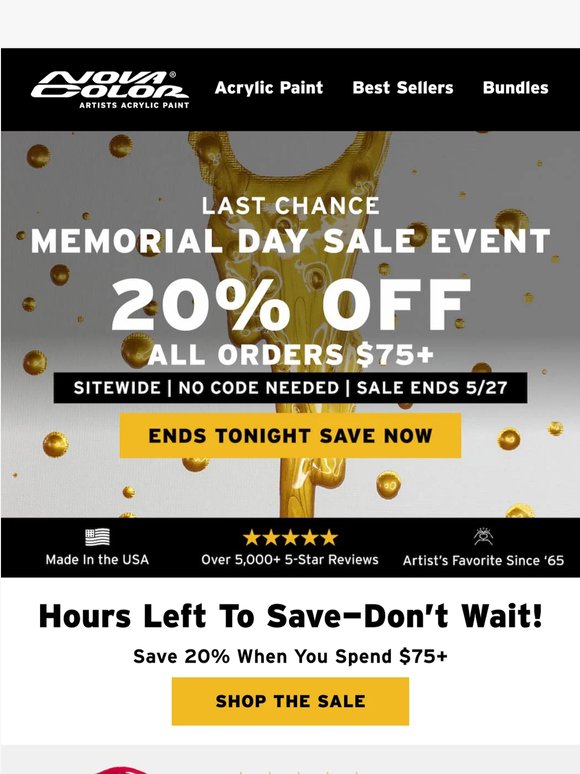 🚨 Last Call For 20% Off
