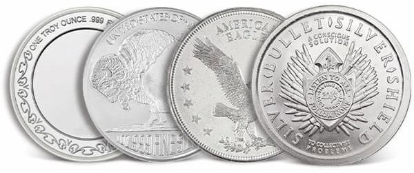 AT SPOT: 1 oz Silver Round (Varied Condition, Any Mint)