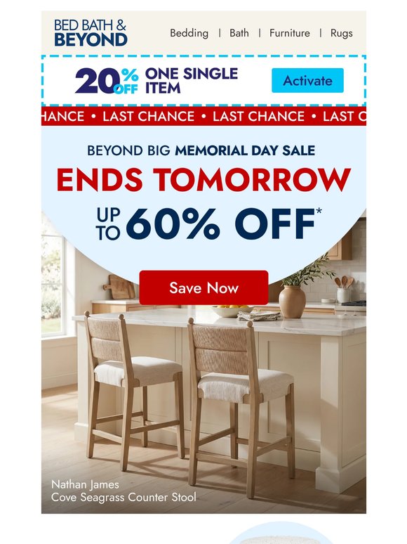 Tomorrow’s your last chance to save up to 60%