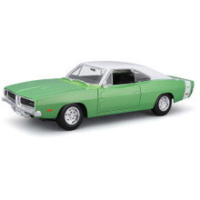 1969 Dodge Charger R/T - Green 1:18 Scale Diecast Model Car by Maisto