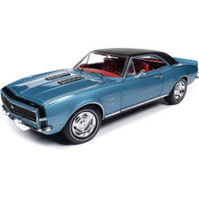 1967 Chevy Camaro Coupe MCACN  - Nantucket Blue 1:18 Scale Diecast Model Car by American Muscle - Ertl