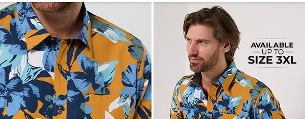 Sunset Bloom Floral Shirt