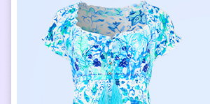 Ocean Blue Sequin and Embroidered Dress