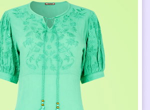 Green With Envy Tunic Dress