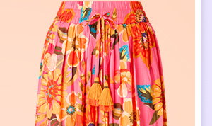 Elena Border Hem Maxi Skirt