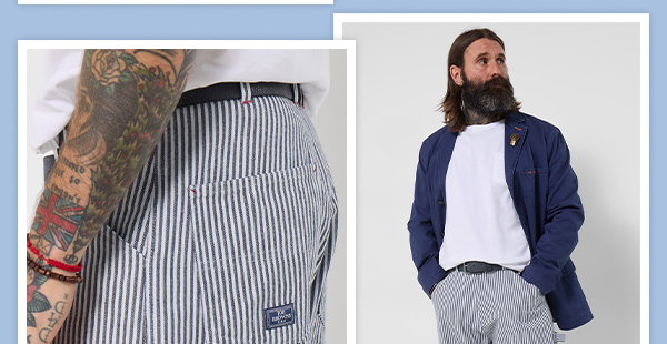 Stripe It Right Carpenter Trousers
