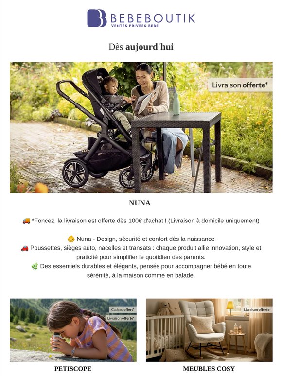 NUNA 👶 Le confort ultra-sécurisé pour bébé