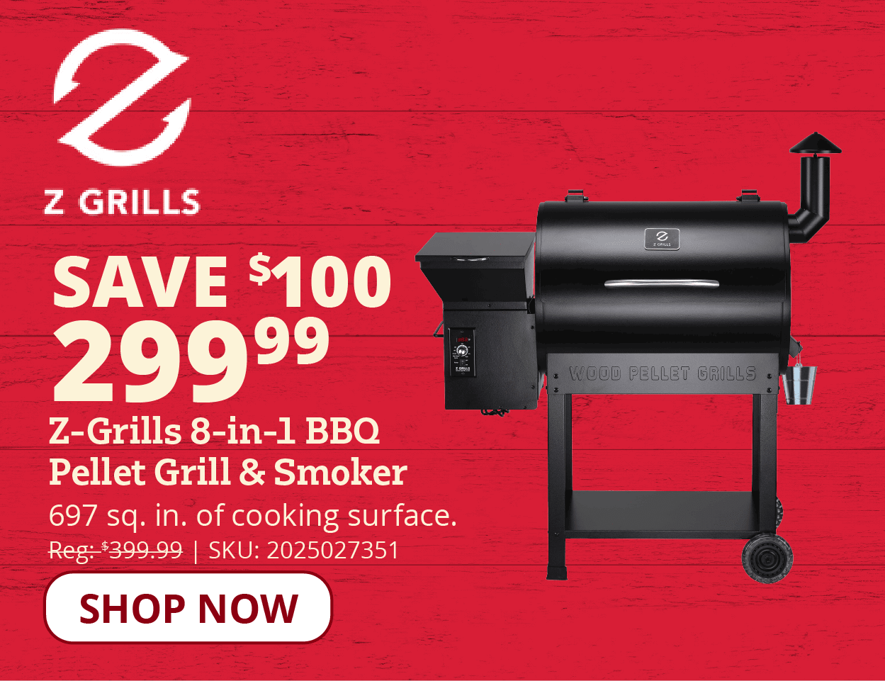 ZGrills 8-in-1 BBQ Pellet Grill & Smoker