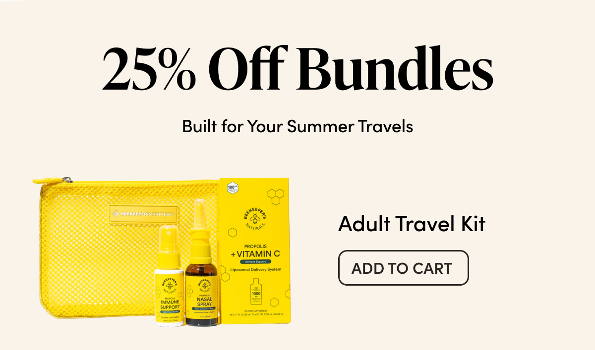 25% Off Bundles Built for Your Summer Travels    Adult Travel Kit 