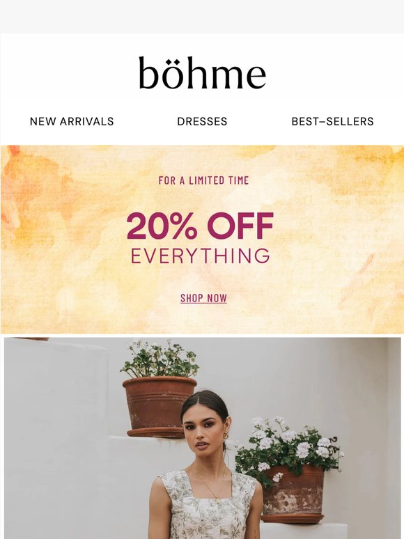 SALE – 20% Off Entire Site!