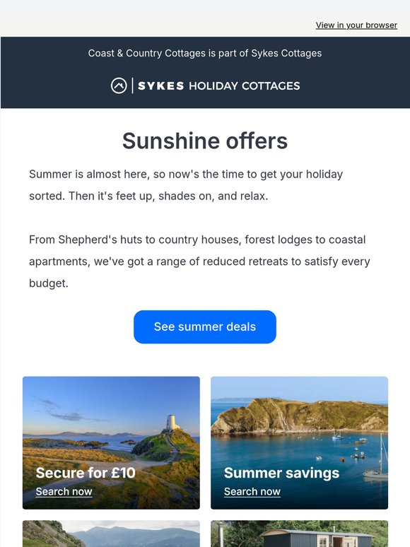 Get summer sorted