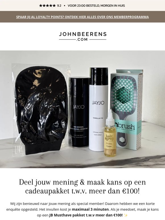 Jouw mening kan je meer dan €100 aan beautygoodies opleveren! 💘