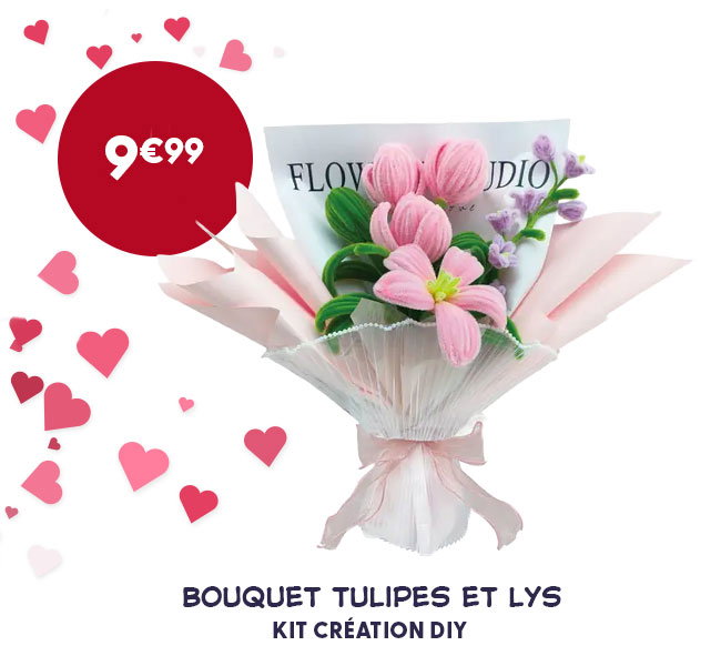 Bouquet de tulipes et lys