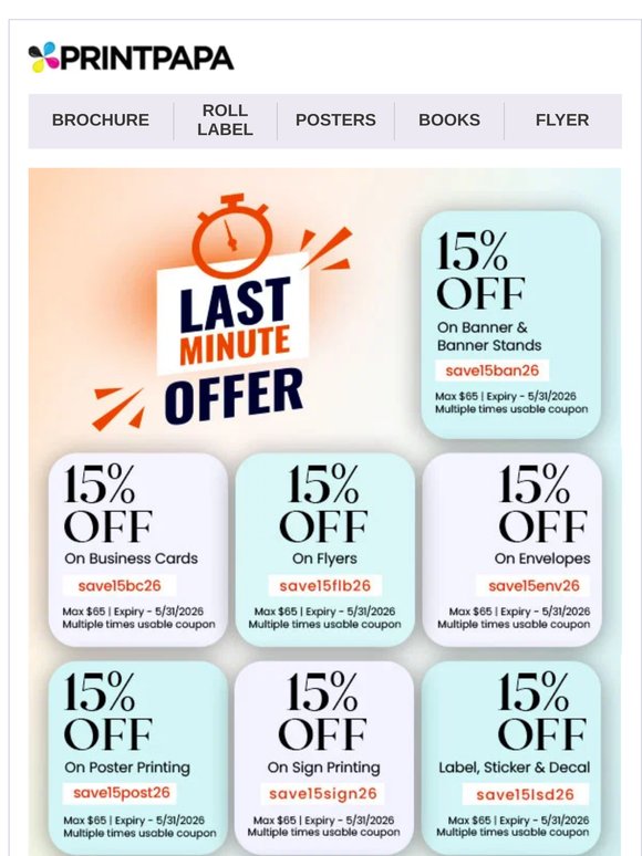 Your Printing Sale Ends Soon – Shop Now!
