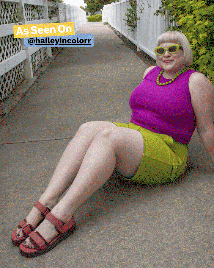 Hailey wears Lochie Sandals