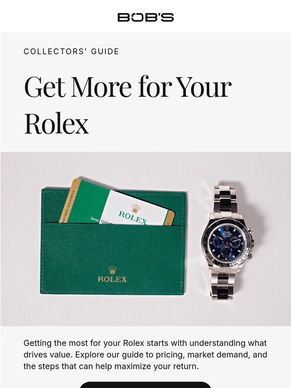 Maximize Your Rolex Resale Value