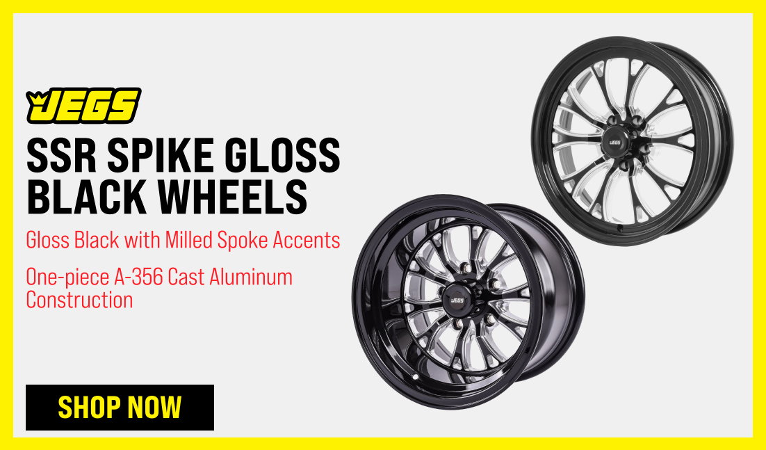 SSR Spike Gloss Black Wheels