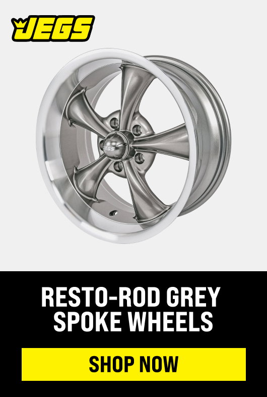 Resto-Rod Grey Spoke Wheels
