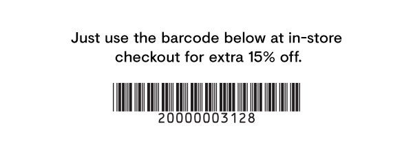 Extra 15% off