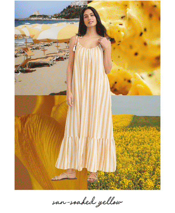 Sun-soaked yellow
