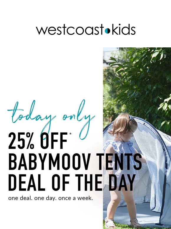 25% off Babymoov Tents!