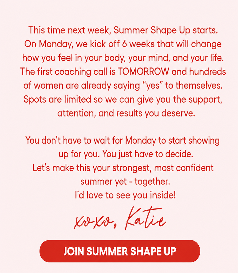 Join Summer Shape Up