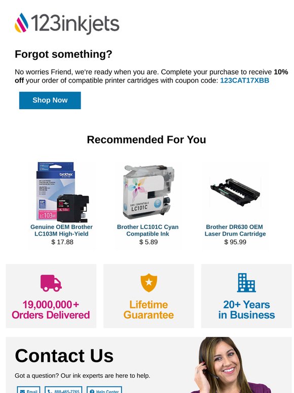 Save 10% Now on Quality, High-Value Printer Ink
