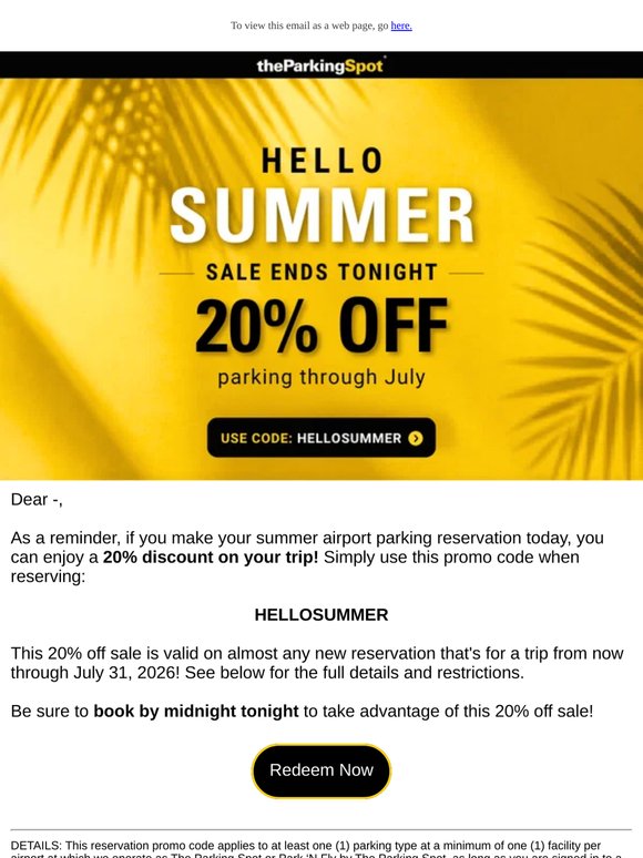 ⏰ ENDS TONIGHT! 20% off flash sale!