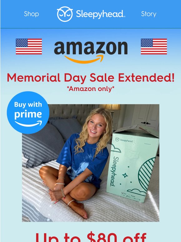 🇺🇸 Memorial Day, Extended: Shop #1 Mattress Topper on Amazon