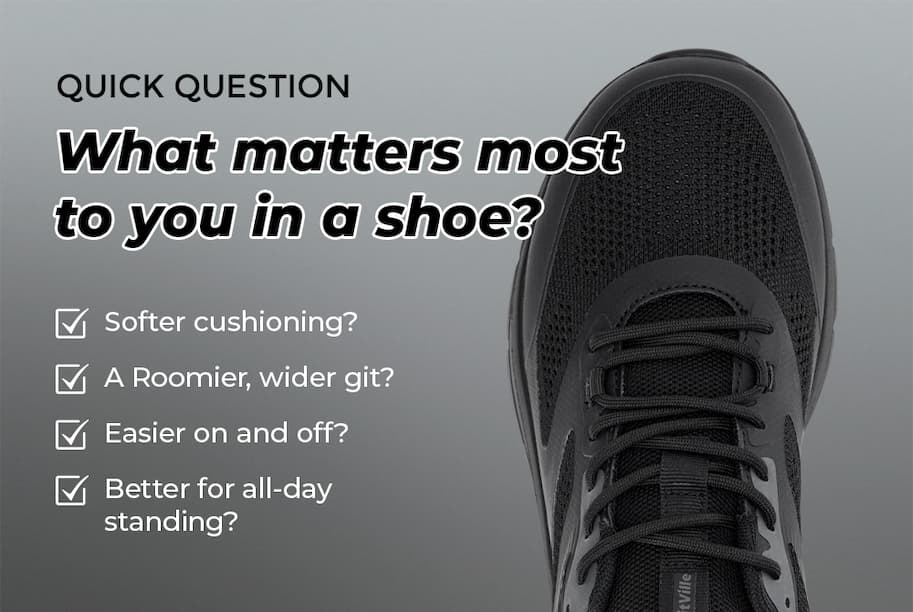 What matters most to you in a shoe?