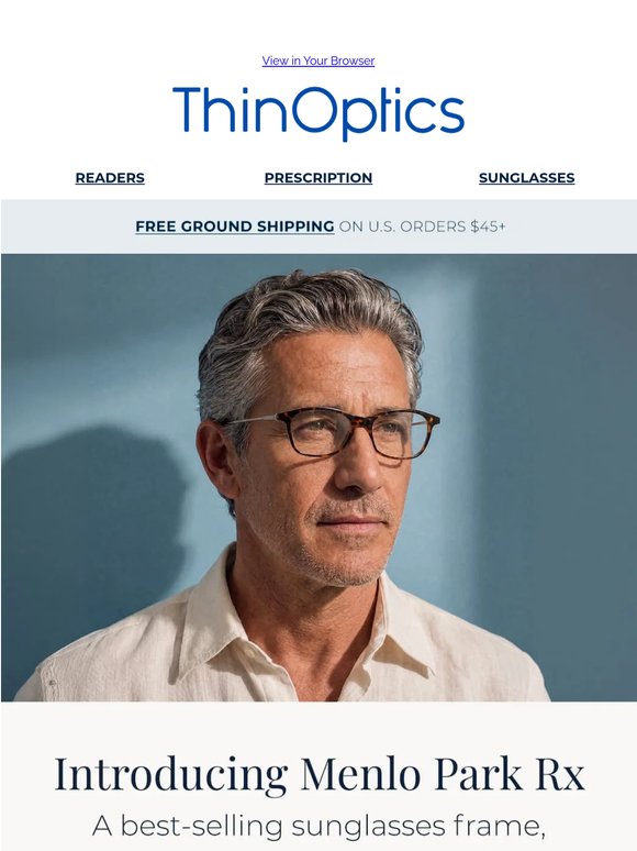 New: Menlo Park, Now With Rx Lenses