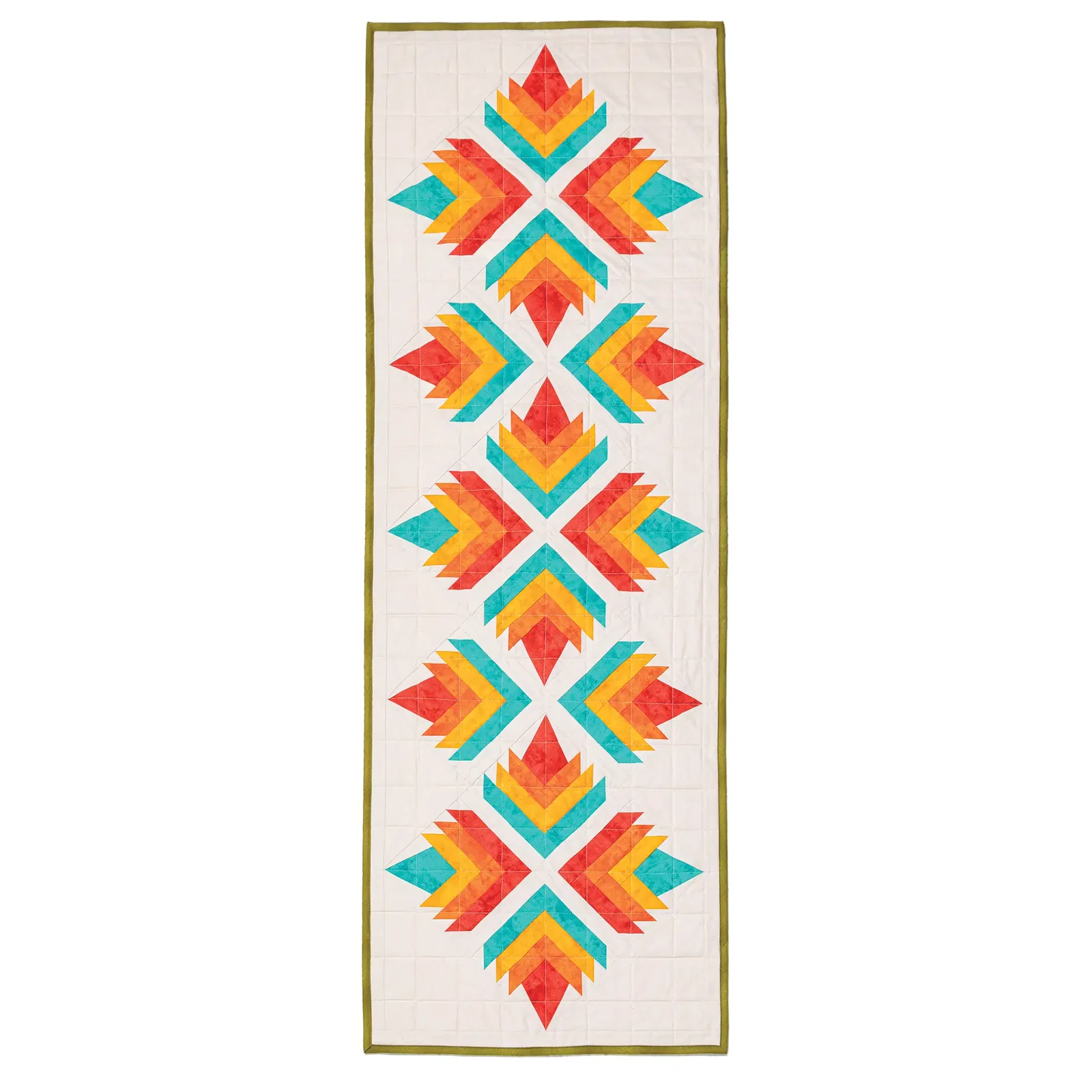 Botanical Blossoms Table Runner Quilt Pattern - Digital Download