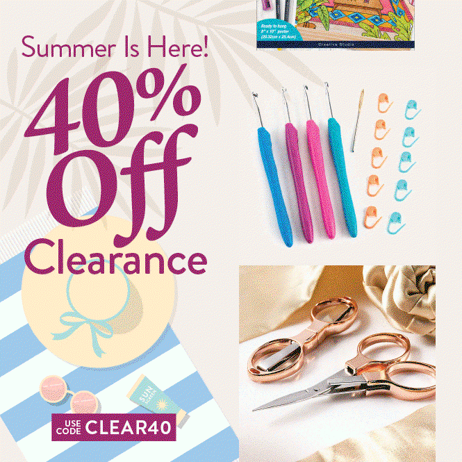 40% Off Clearance with Promo Code: CLEAR40