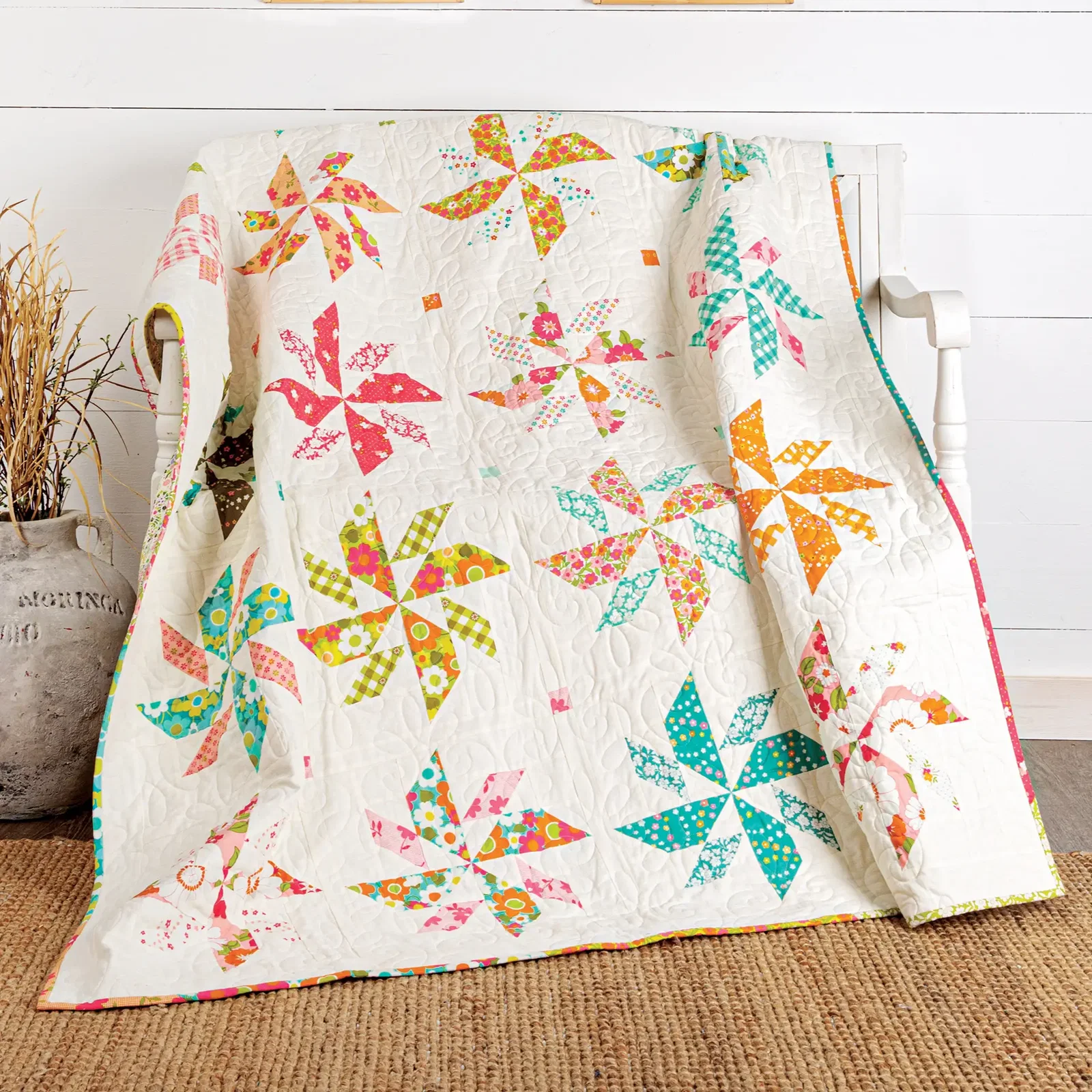 Dancing Daisies Quilt Pattern - Digital Download