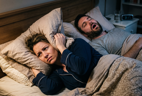 Person sleeping peacefully, achieving deep, restorative sleep.