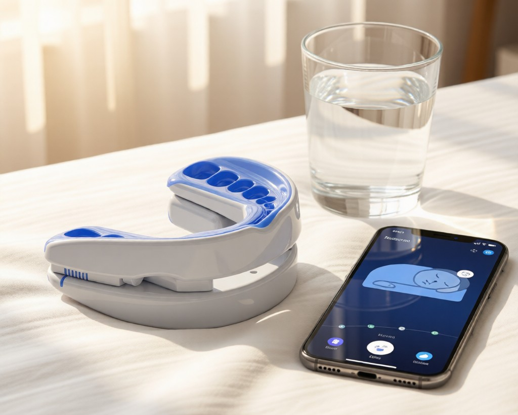 VitalSleep adjustable anti-snoring mouthpiece and retail box