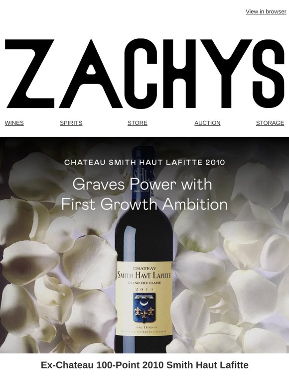 Ex-Chateau 100-Point 2010 Smith Haut Lafitte