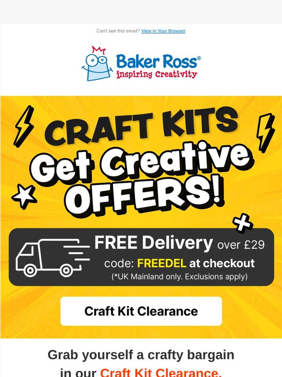 Check Out Our Craft Kit Clearance!