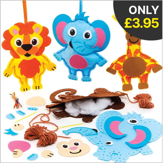 Jungle Animal Sewing Kits