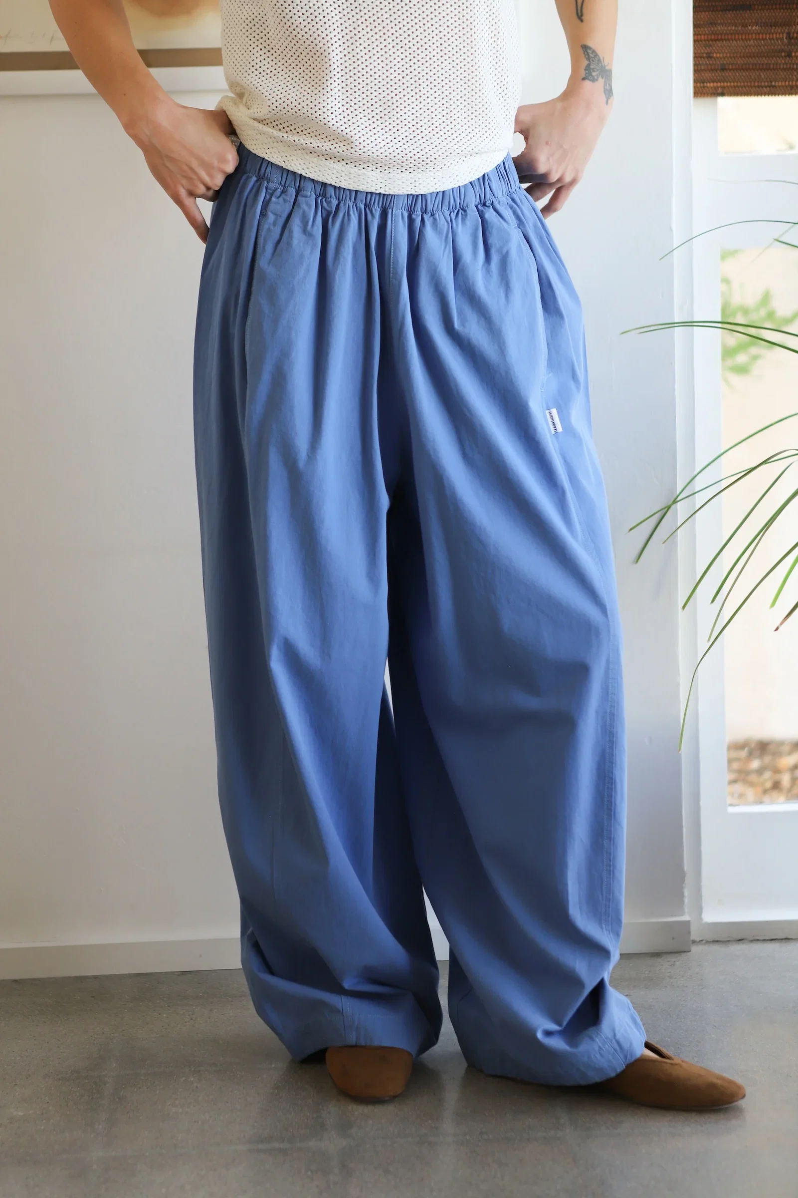 Image of Slate Blue Parachute Pant