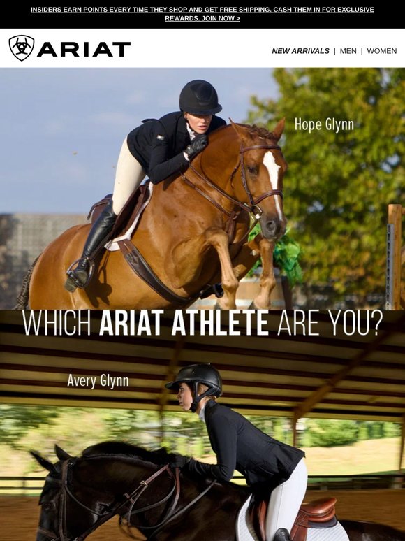 Which Ariat Athlete Is Giving You Style Envy?