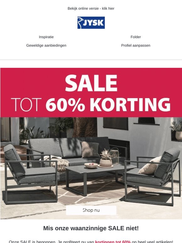 ⏰ De SALE is gestart ⏰