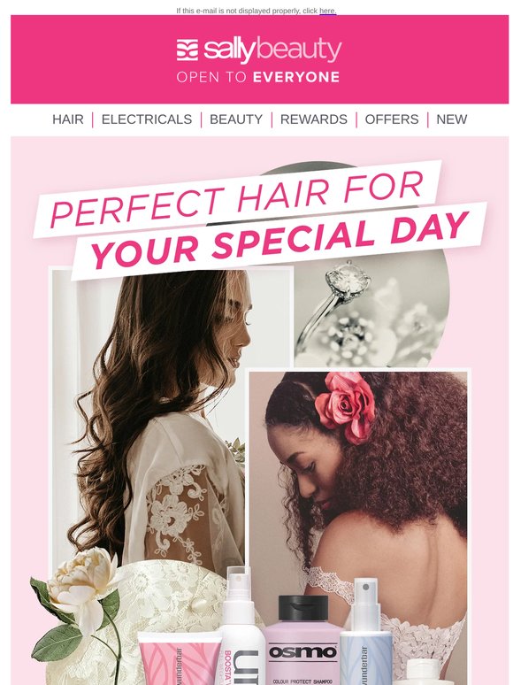 Perfect Hair For The Perfect Wedding Day!