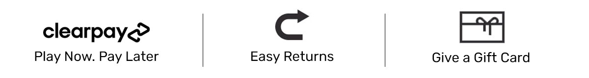 UK Footer - ClearPay - Returns - Gift Cards