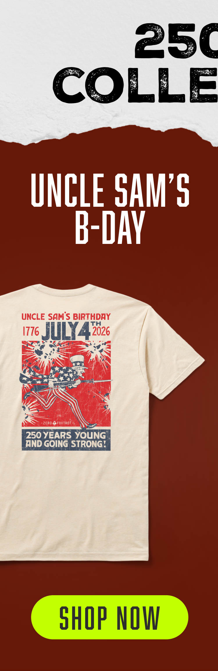 Uncle Sam's B-Day Tee