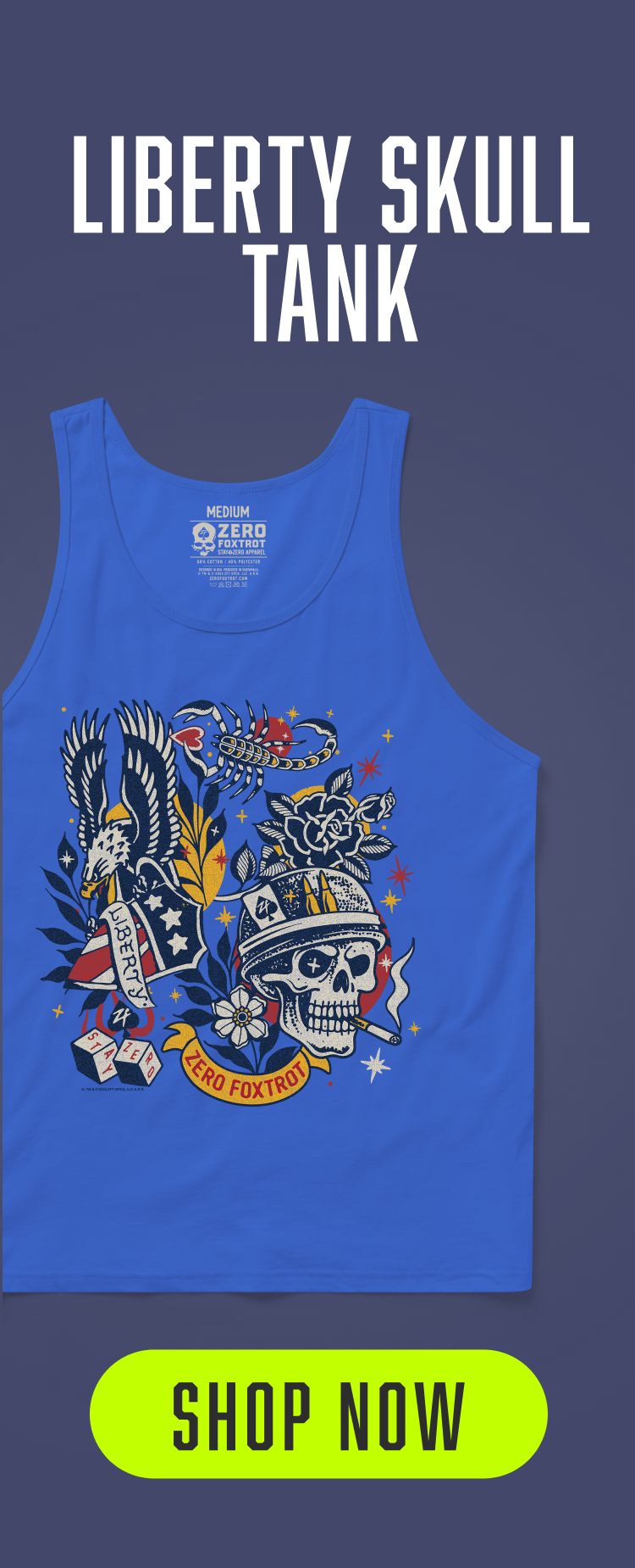 Liberty Skull Tank