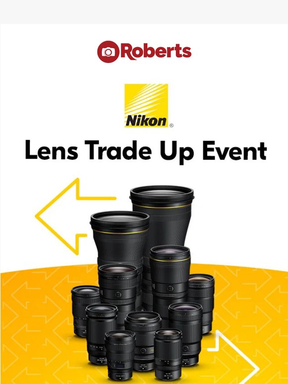 Save More when you Trade-Up to Nikkor Z Lenses!