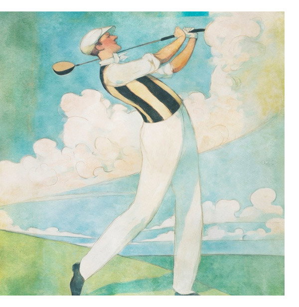 Golf In The Clouds by Svetlana Aleinikova